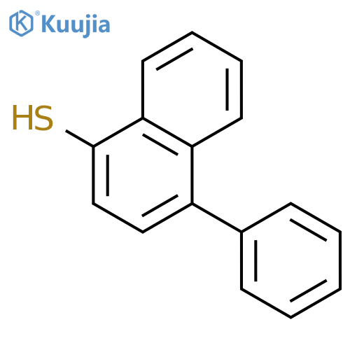 1-Naphthalenethiol, 4-phenyl- structure