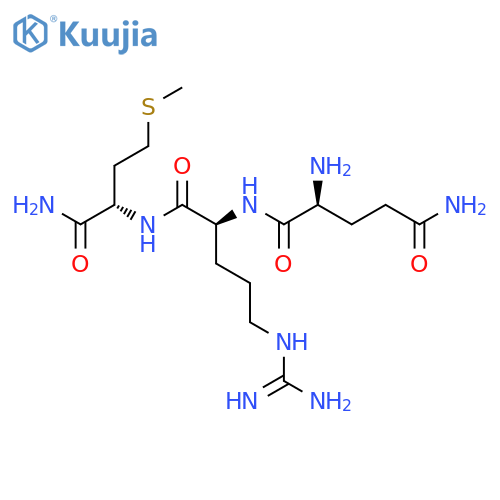 L-Methioninamide, L-glutaminyl-L-arginyl- structure