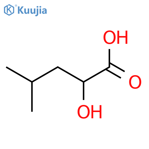 (R)-2-Hydroxy-4-methylpentanoic acid structure