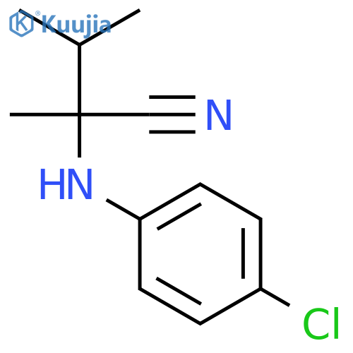 Butanenitrile, 2-[(4-chlorophenyl)amino]-2,3-dimethyl- structure