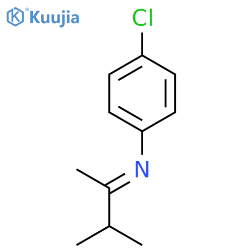 Benzenamine, 4-chloro-N-(1,2-dimethylpropylidene)- structure