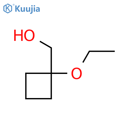 (1-Ethoxycyclobutyl)methanol structure