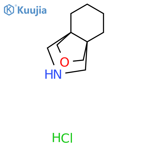 8-oxa-11-azatricyclo4.3.3.0,1,6dodecane hydrochloride structure