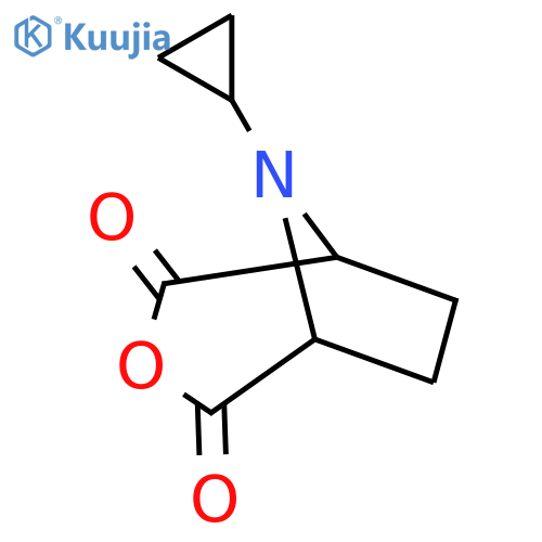 8-cyclopropyl-3-oxa-8-azabicyclo3.2.1octane-2,4-dione structure