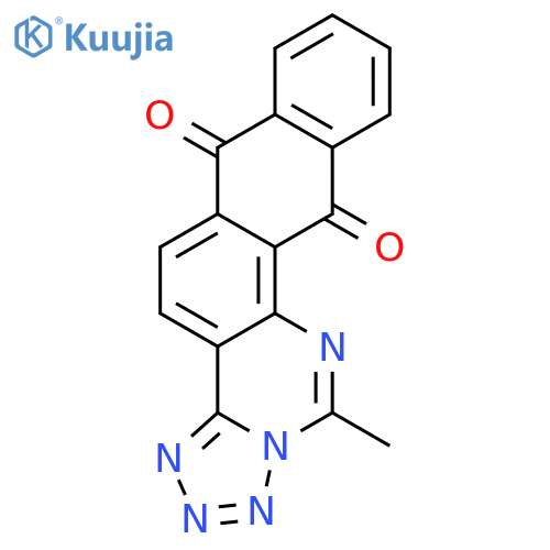 Naphtho[2,3-h]tetrazolo[1,5-c]quinazoline-6,11-dione, 13-methyl- structure