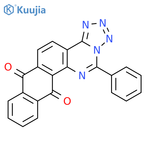 Naphtho[2,3-h]tetrazolo[1,5-c]quinazoline-6,11-dione, 13-phenyl- structure