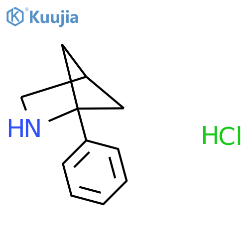1-phenyl-2-azabicyclo[2.1.1]hexane;hydrochloride structure