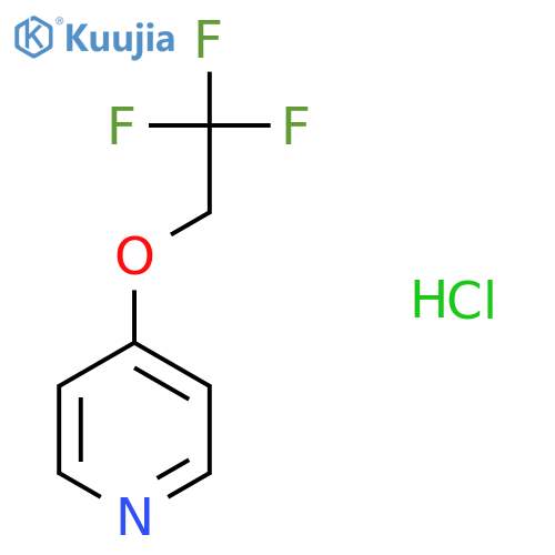 4-(2,2,2-Trifluoroethoxy)pyridine hydrochloride structure