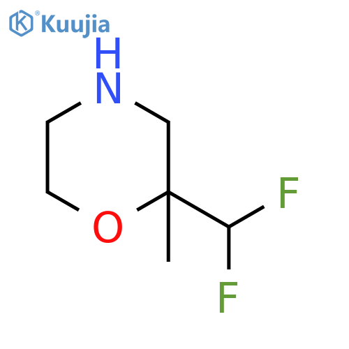 Morpholine, 2-(difluoromethyl)-2-methyl- structure