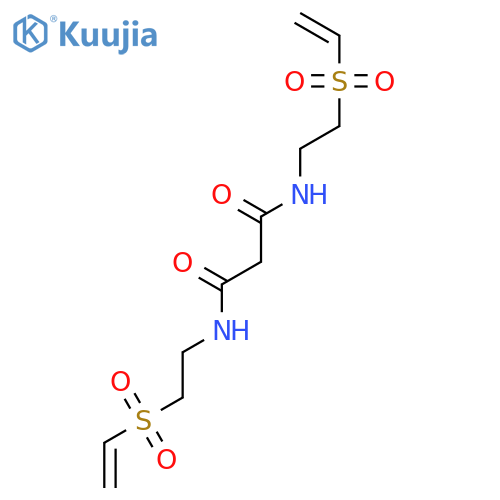Propanediamide, N,N'-bis[2-(ethenylsulfonyl)ethyl]- structure