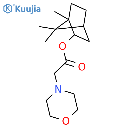 [(1r,3s,4s)-4,7,7-trimethyl-3-bicyclo[2.2.1]heptanyl] 2-morpholin-4-ylacetate structure