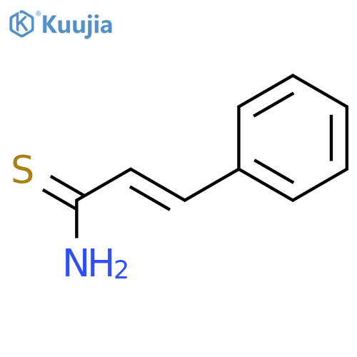 3-phenylprop-2-enethioamide structure