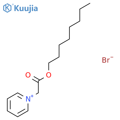 Pyridinium, 1-[2-(octyloxy)-2-oxoethyl]-, bromide structure