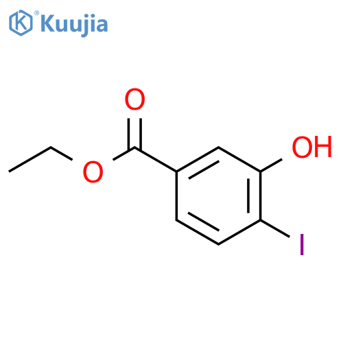 Benzoic acid,3-hydroxy-4-iodo-, ethyl ester structure