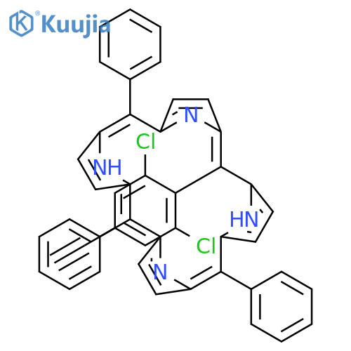 21H,23H-Porphine, 5-(2,6-dichloro-4-ethynylphenyl)-10,15,20-triphenyl- structure