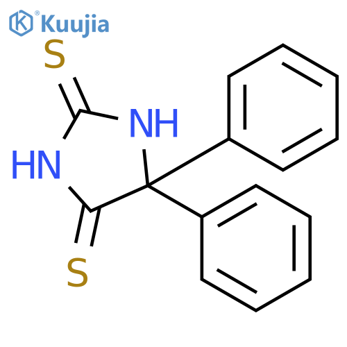5,5-diphenylimidazolidine-2,4-dithione structure