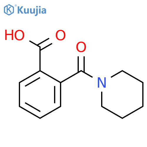 2-(Piperidine-1-carbonyl)benzoic Acid structure