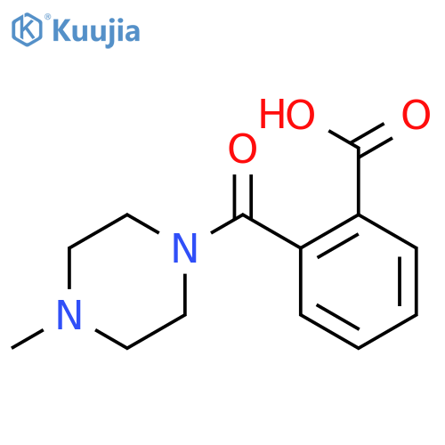 2-(4-methylpiperazine-1-carbonyl)benzoic acid structure