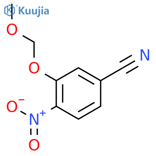 Benzonitrile, 3-(methoxymethoxy)-4-nitro- structure
