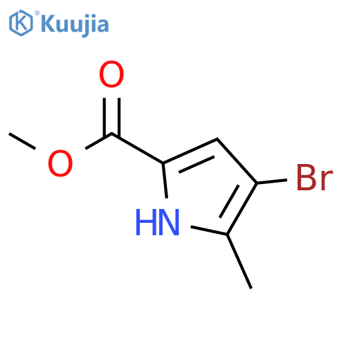 methyl 4-bromo-5-methyl-1H-pyrrole-2-carboxylate structure