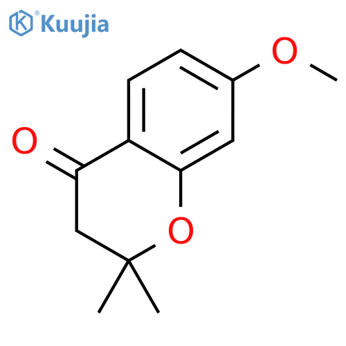 7-methoxy-2,2-dimethyl-3,4-dihydro-2H-1-benzopyran-4-one structure