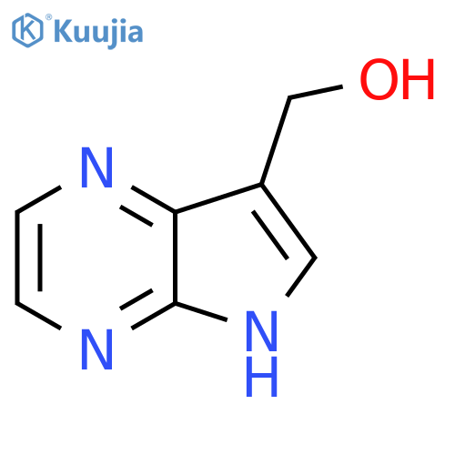 (5H-Pyrrolo[2,3-b]pyrazin-7-yl)methanol structure