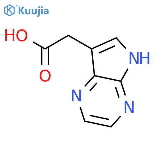 2-(5H-Pyrrolo[2,3-b]pyrazin-7-yl)acetic acid structure