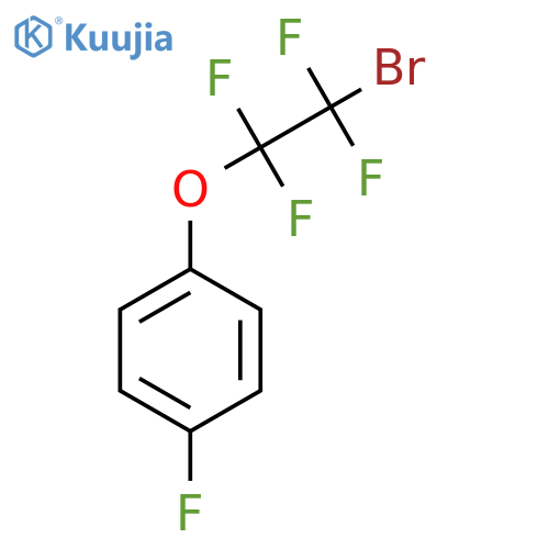 1-(2-Bromo-1,1,2,2-tetrafluoroethoxy)-4-fluorobenzene structure