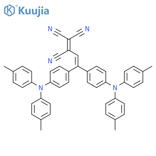 1,1,2-Ethenetricarbonitrile, 2-[2,2-bis[4-[bis(4-methylphenyl)amino]phenyl]ethenyl]- structure