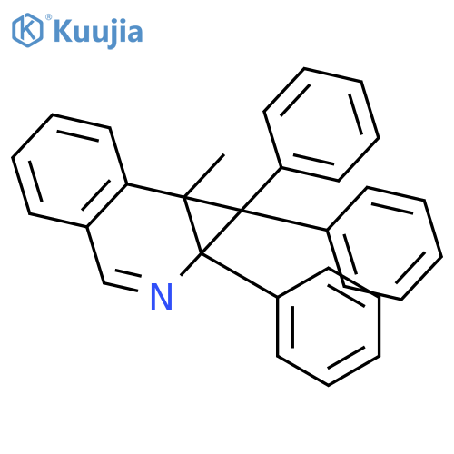 1H-Cycloprop[c]isoquinoline, 1a,7b-dihydro-7b-methyl-1,1,1a-triphenyl- structure