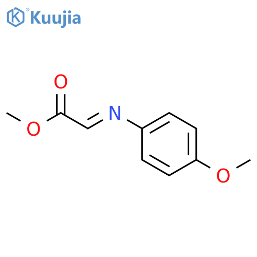 Acetic acid, [(4-methoxyphenyl)imino]-, methyl ester, (2E)- structure