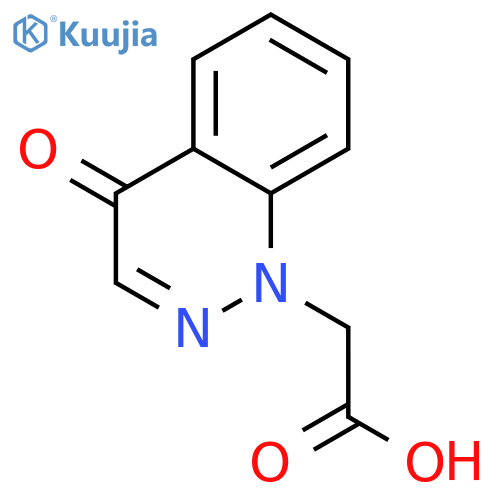 2-(4-oxo-1,4-dihydrocinnolin-1-yl)acetic Acid structure