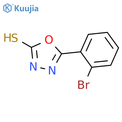 1,3,4-Oxadiazole-2-thiol, 5-(2-bromophenyl)- structure