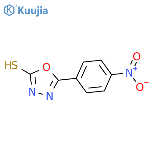 1,3,4-Oxadiazole-2-thiol, 5-(4-nitrophenyl)- structure