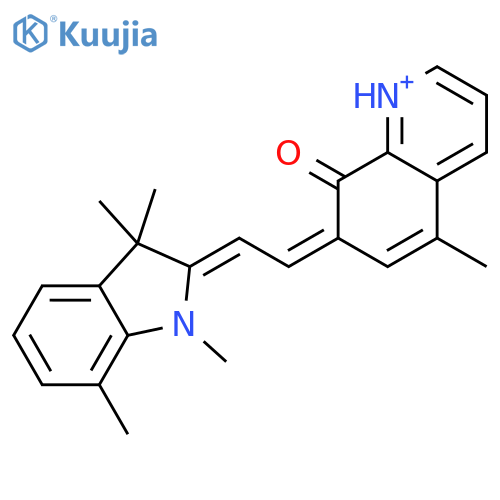 8(7H)-Quinolinone,7-[2-(1,3-dihydro-1,3,3,7-tetramethyl-2H-indol-2-ylidene)ethylidene]-5-methyl- structure