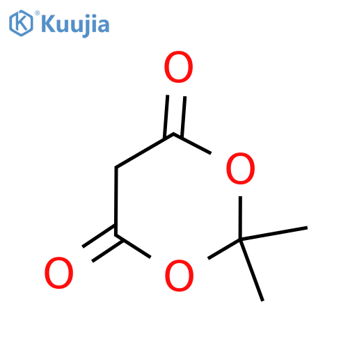 2,2-dimethyl-1,3-dioxane-4,6-dione structure