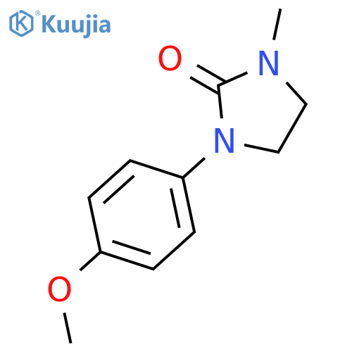 2-IMIDAZOLIDINONE, 1-(4-METHOXYPHENYL)-3-METHYL- structure