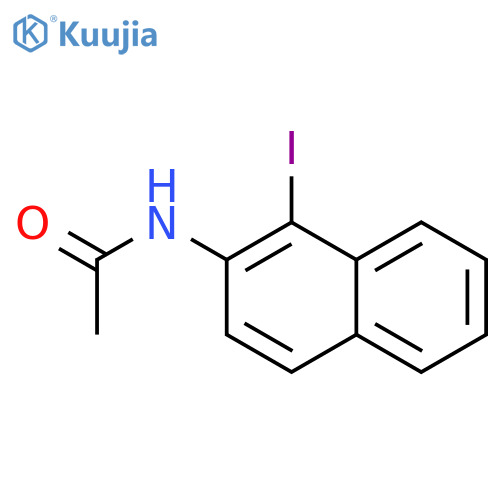 Acetamide, N-(1-iodo-2-naphthalenyl)- structure