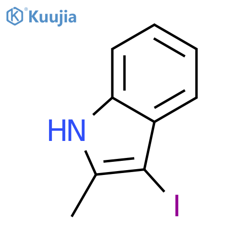 3-Iodo-2-methyl-1H-indole structure