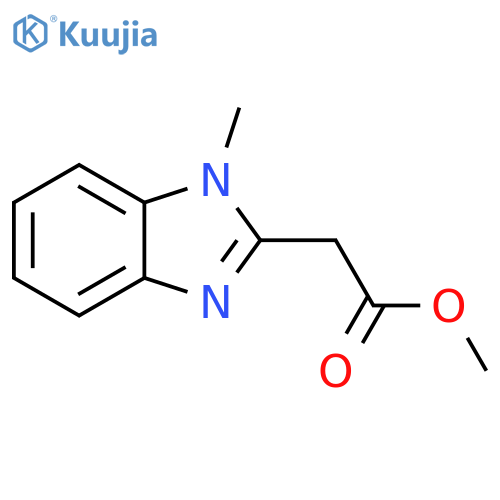methyl 2-(1-methyl-1H-benzo[d]imidazol-2-yl)acetate structure