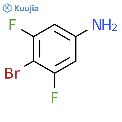 4-Bromo-3,5-difluoroaniline structure