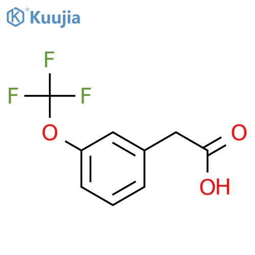 3-(Trifluoromethoxy)phenylacetic acid structure