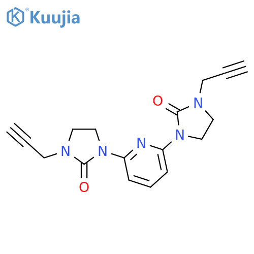 2-Imidazolidinone, 1,1'-(2,6-pyridinediyl)bis[3-(2-propynyl)- structure