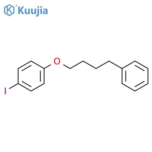 Benzene, 1-iodo-4-(4-phenylbutoxy)- structure