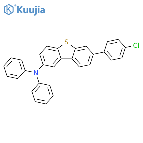 2-Dibenzothiophenamine, 7-(4-chlorophenyl)-N,N-diphenyl- structure