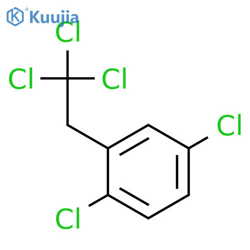 Benzene, 1,4-dichloro-2-(2,2,2-trichloroethyl)- structure