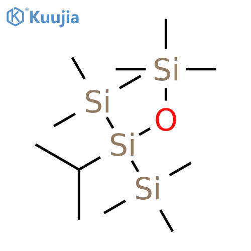 Disiloxane, 1,1,1-trimethyl-3-(1-methylethyl)-3,3-bis(trimethylsilyl)- structure