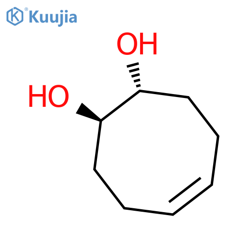5-Cyclooctene-1,2-diol, (1R,2R)- structure