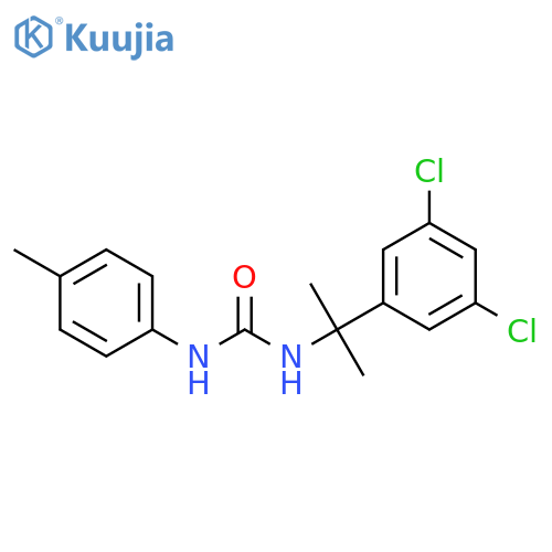 Urea, N-[1-(3,5-dichlorophenyl)-1-methylethyl]-N'-(4-methylphenyl)- structure