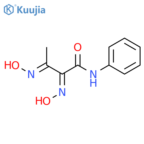 Butanamide, 2,3-bis(hydroxyimino)-N-phenyl- structure